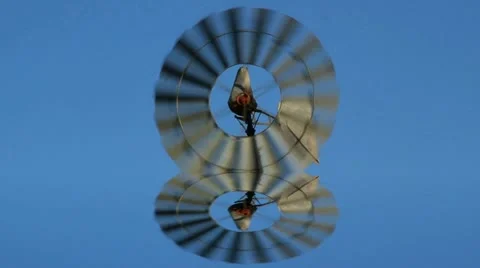 Windmill 4 Video stock 21364073