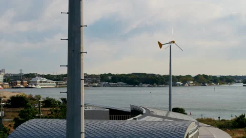 Windmill Aerial - Virginia Beach Stock-Footage 143346544