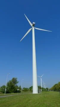 Windmill array Stock Photos