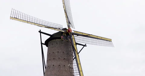 Windmill belgium 4K Stock Footage 56701492