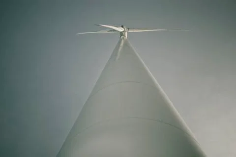 Windmill from below looking up Stock Photos