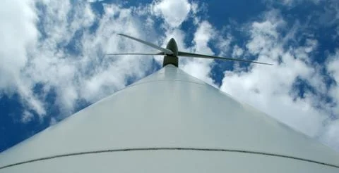 Windmill From Below Stock Photos
