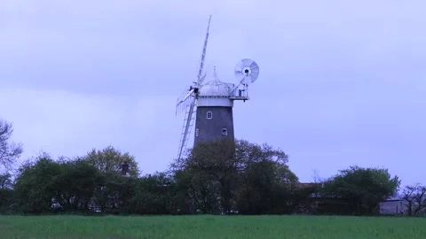Windmill at Bircham Stock Footage 240220473