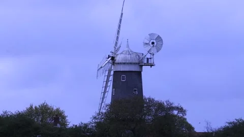 Windmill at Bircham Stock Footage 240220575