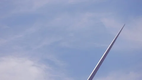 Windmill blades Close Up Stock Footage 95703145