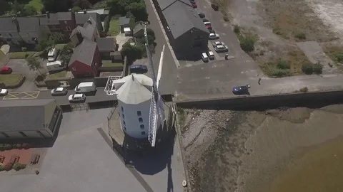 Windmill  Blenerville Tralee co.Kery Ireland Stock Footage