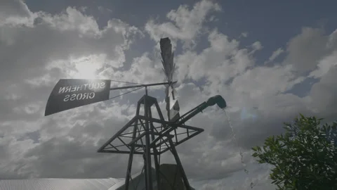 Windmill blowing in the wind Stock Footage 291324527