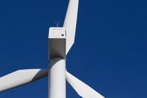 Windmill on blue sky Foto stock
