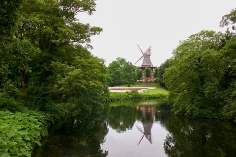 Windmill, Bremen, Germany Stock Photos