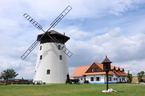 Windmill Bukovany Stock Photos