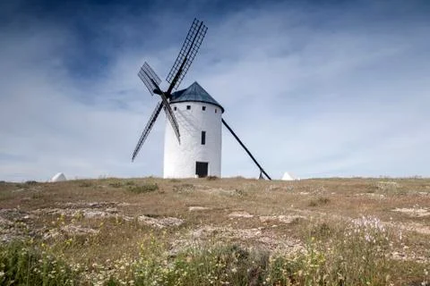 Windmill; Campo de Criptana Stock Photos