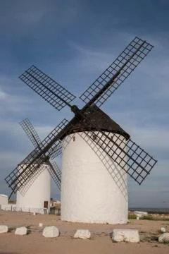 Windmill, Campo de Criptana Stock Photos