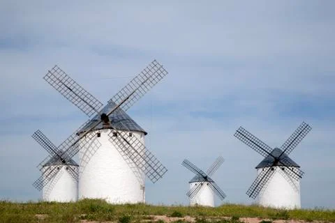 Windmill, Campo de Criptana Stock Photos
