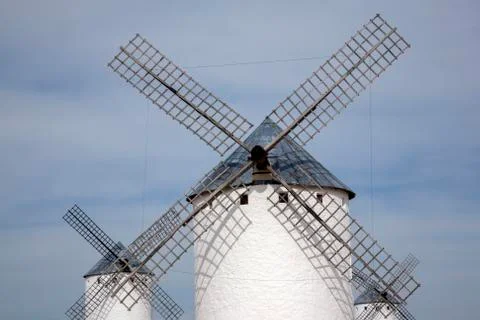 Windmill; Campo de Criptana Stock Photos