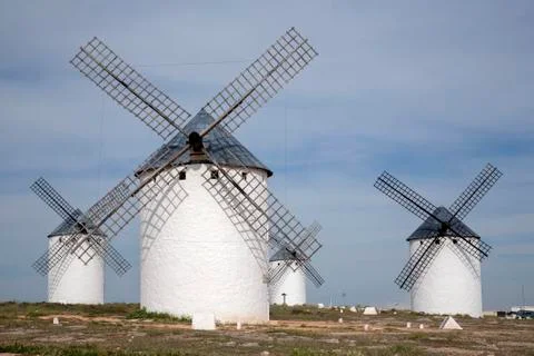 Windmill; Campo de Criptana Stock Photos