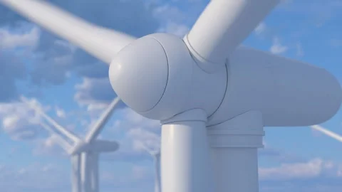 Windmill close-up against the sky Stock-Footage 301526935