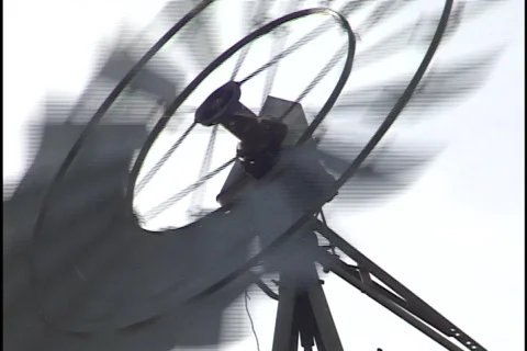 Windmill Close Up Stock Footage 298787