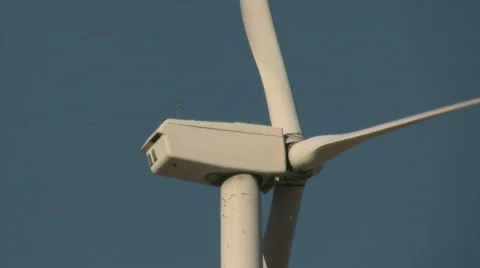 Windmill close up no wind Stock Footage 695187