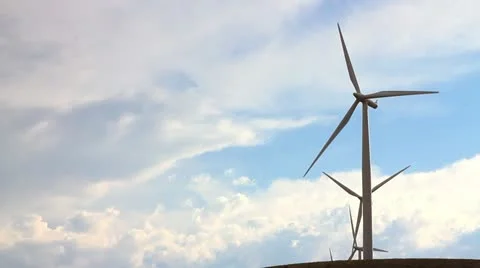 Windmill closeup Stock Footage 11411357