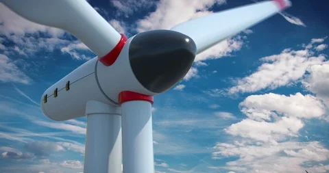 Windmill closeup looping animation with alpha mask Stock-Footage 103504836