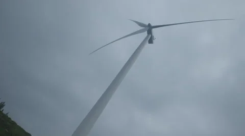 Windmill on cloudy sky (Canon Log) Stock Footage 54347902