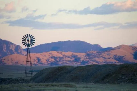 Windmill Colorado Stock Photos