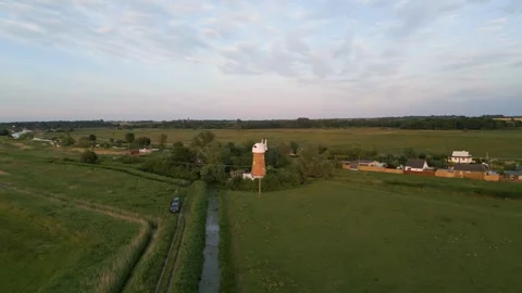 Windmill in the Countryside Stock Footage 262052058