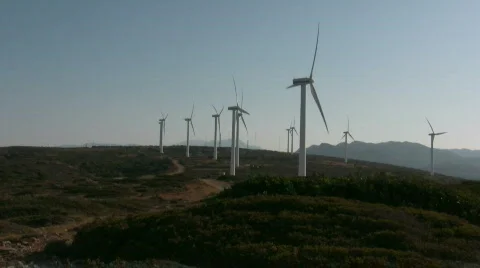 Windmill at Crete Stock Footage 505251