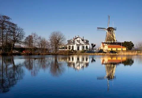 Windmill De Lelie Stock Photos
