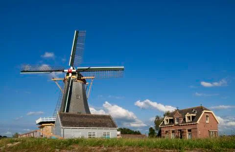 Windmill de Liefde Stock Photos
