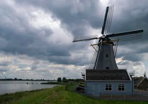 Windmill de Liefde Stock Photos