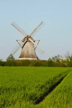 Windmill Destel (Stemwede, Germany) Stock Photos
