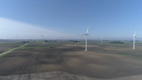 Windmill-dolly-right Stock Footage 90467533