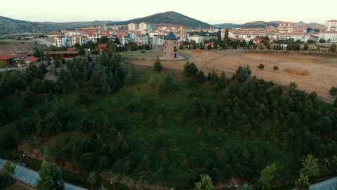 Windmill drone shoot Stock Footage 113680503