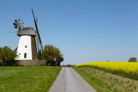 Windmill Eickhorst (Hille) Stock Photos