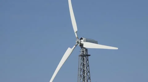 Windmill For Electric Power Production Stock Footage 63368714