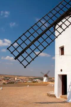 Windmill entrance Stock Photos