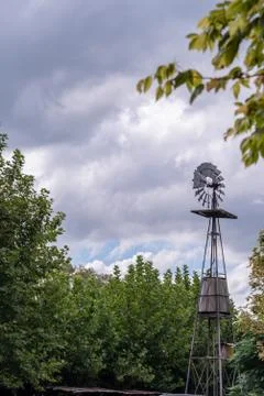 Windmill to extract water Stock Photos