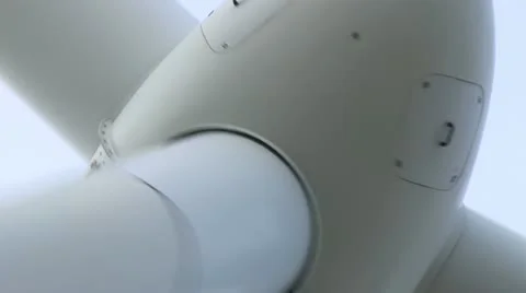 Windmill extreme closeup to wide slowly Stockbeeldmateriaal 10889531