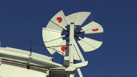 Windmill Fantail Stock Footage 171040865