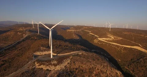 Windmill farm 3 Vídeos de archivo 91139713
