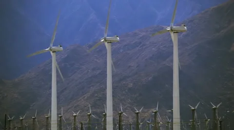 Windmill Farm 7 스톡 동영상 1007697