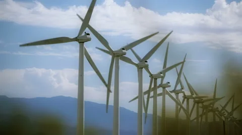 Windmill Farm 8 스톡 동영상 1007719