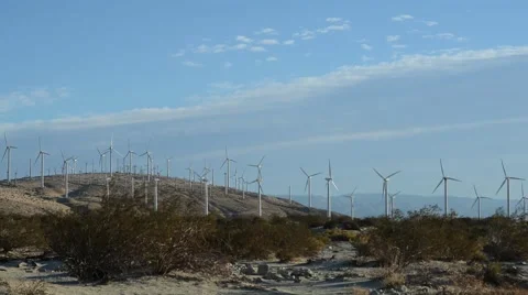 Windmill Farm Stock Footage 44518952