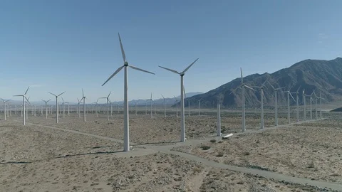 Windmill farm Video stock 97890417