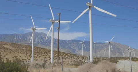 Windmill Farm Stock-Footage 114795415