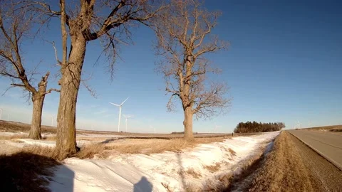 Windmill farm Stock Footage 147091969