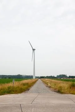 Windmill on a farm Stock Photos