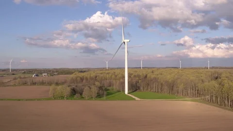 Windmill Field  Vídeo Stock 79037604