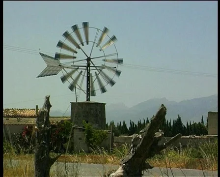 Windmill Stock Footage 119813